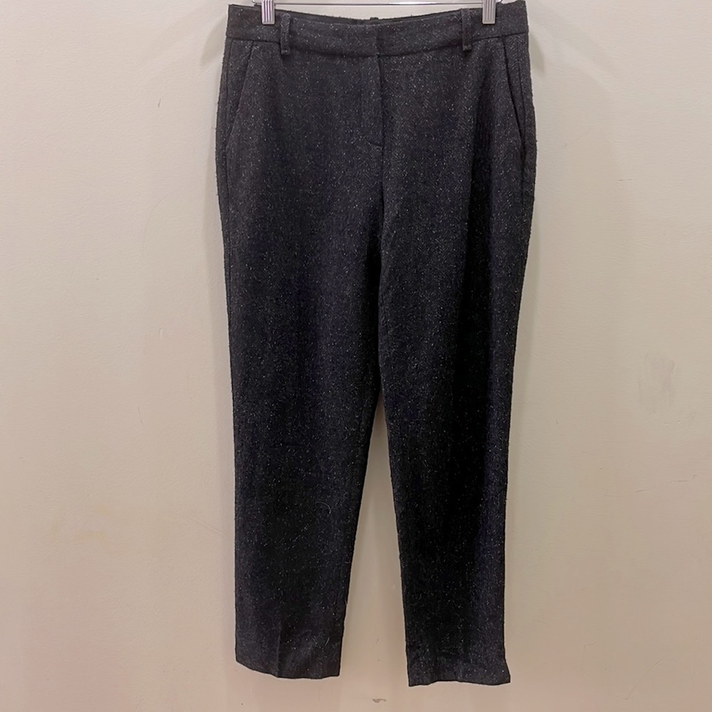 Massimo DUTTI STRAIGHT FIT WOOL TROUSERS